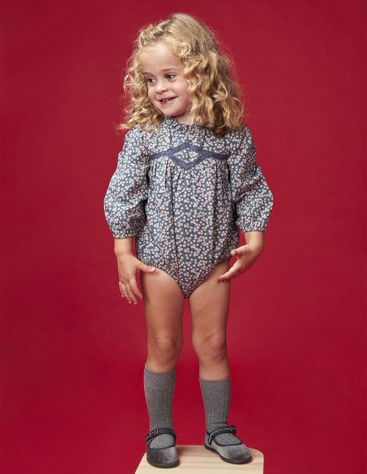 Coprifasce a fiori blu