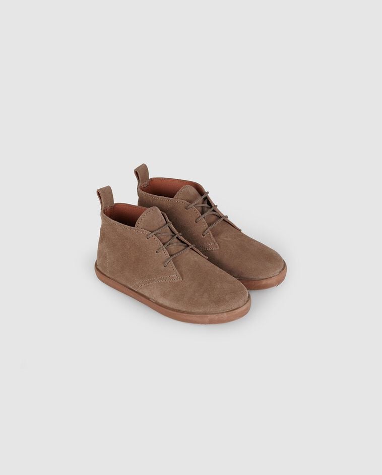 Botins de camur&ccedil;a para menino