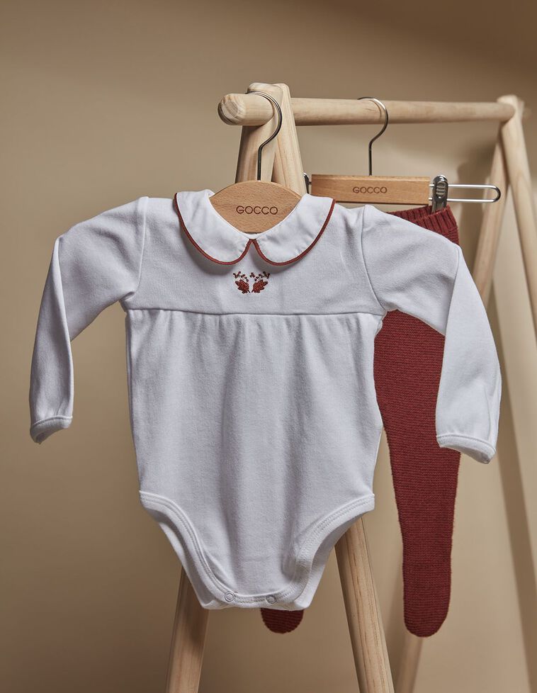 Body Gola Vivo A Contrastar Branco Ótico
