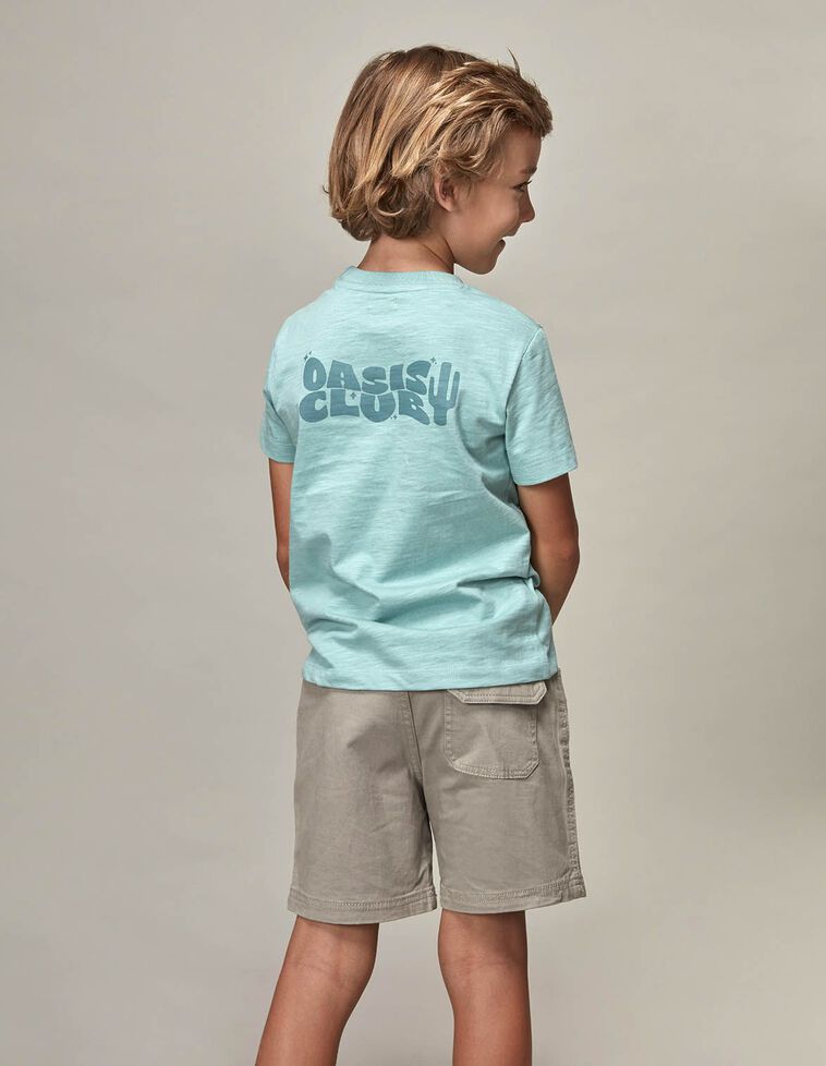 T-shirt imprimé vert