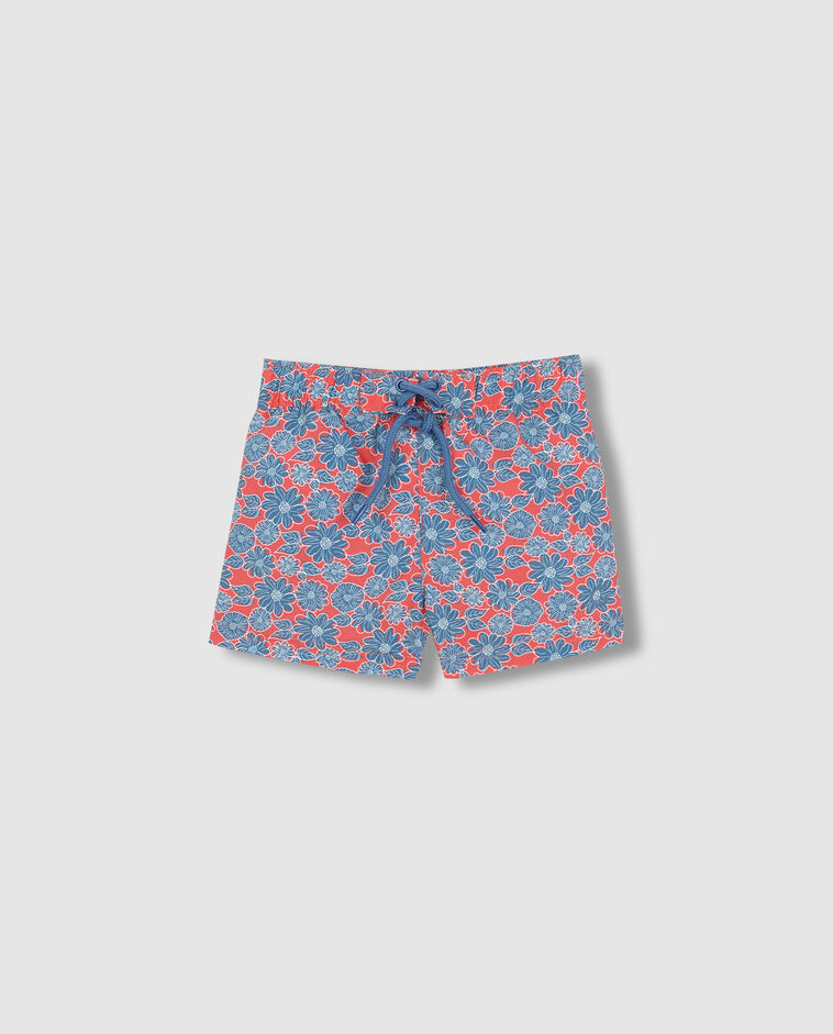 Maillot de bain grande fleur rose