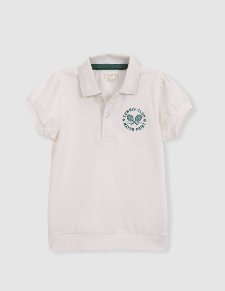 Polo de sport blanc