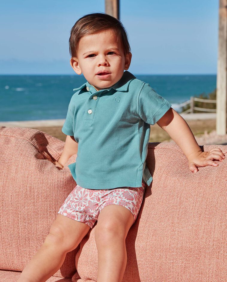 Maillot de bain imprim&eacute; fleurs indiennes rose