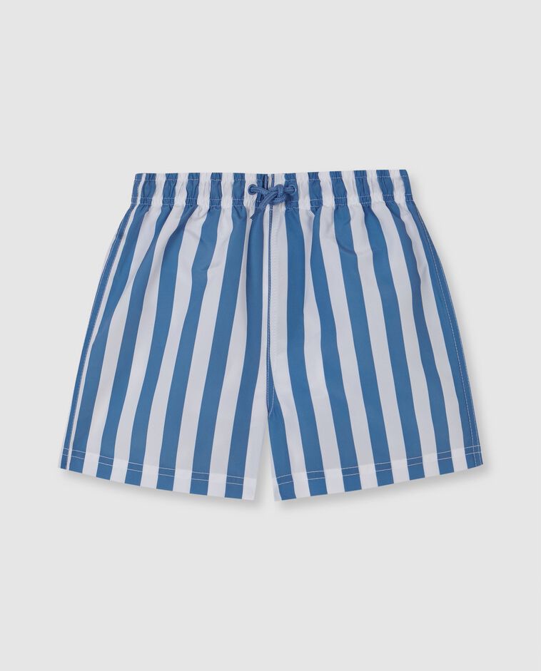 Maillot de bain &agrave; rayures bleu
