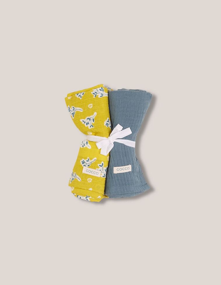 Pack de mousselines jaunes combinées