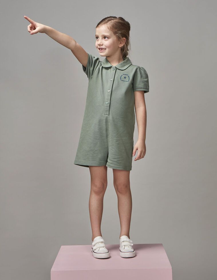 Combinaison polo verte