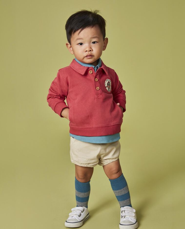 Cal&ccedil;&otilde;es abalonados de sarja castanho/a