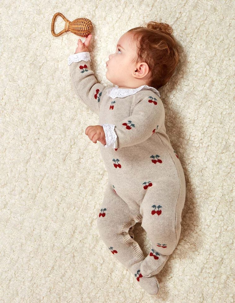 Tutina ricamata color pietra