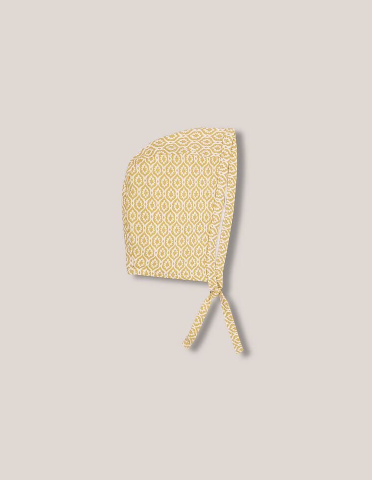 Bonnet imprimé vert