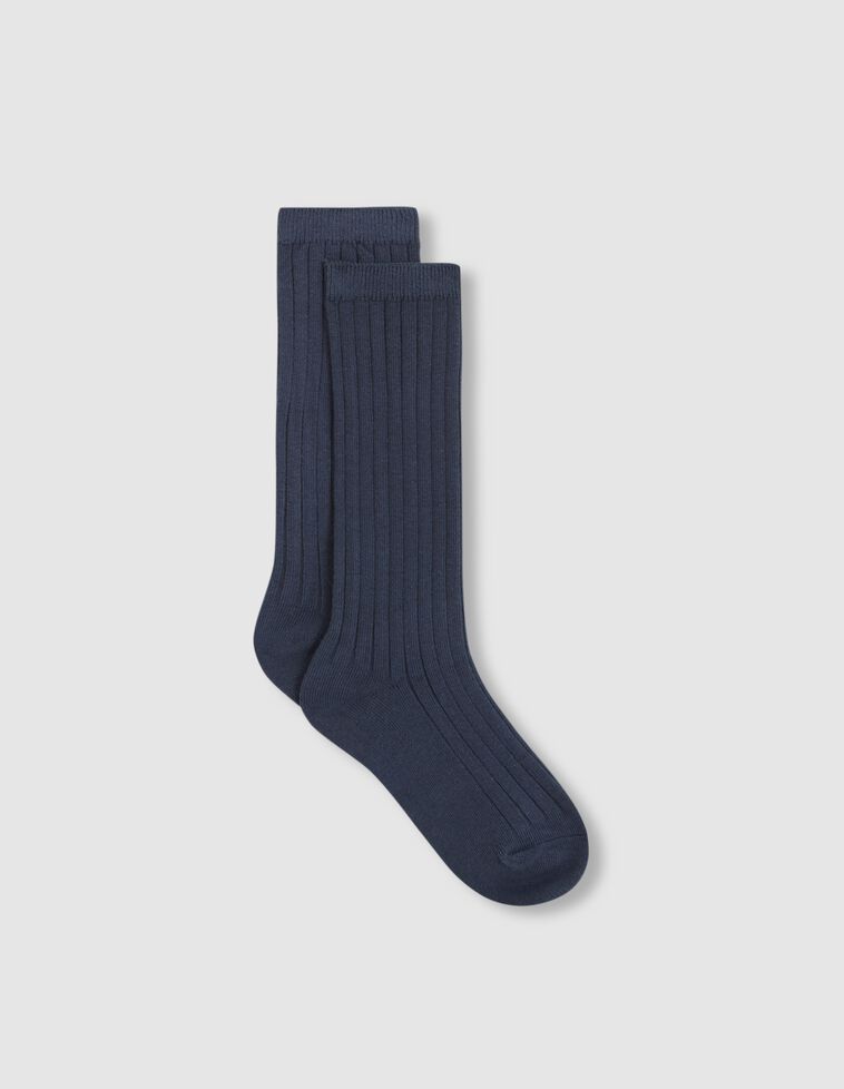 Chaussettes basiques vert pétrole